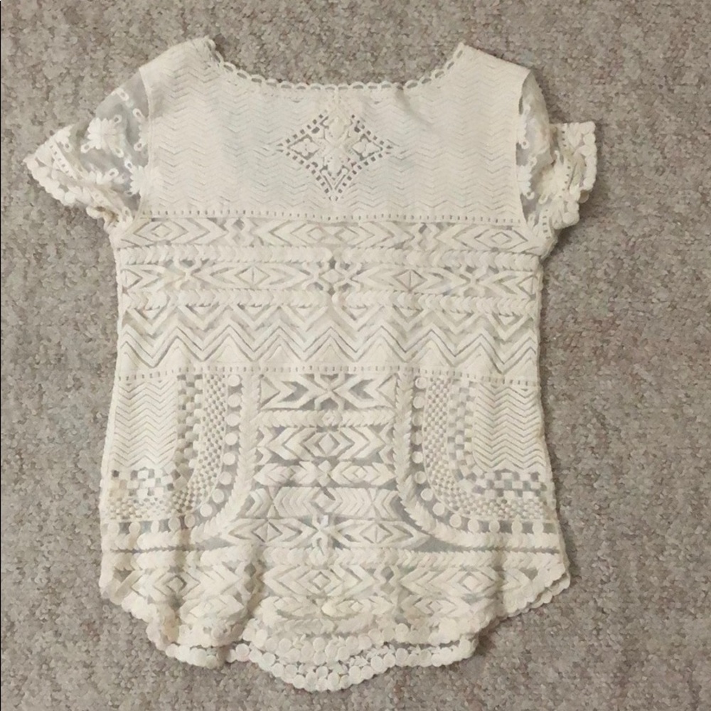 Extra small cream top - Picture 3 of 3